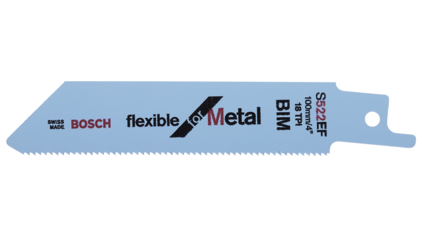 Bosch レシプロソー替刃, 18歯, Bi-metal, 2608656012 | RS Bosch レシプロソー替刃, 18歯, Bi-metal, 2608656012 | RS