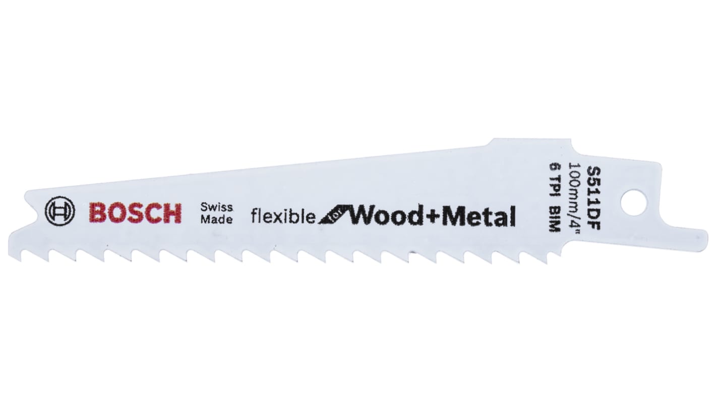 Bosch, 6 Teeth Per Inch Reciprocating Saw Blade, Pack of 5