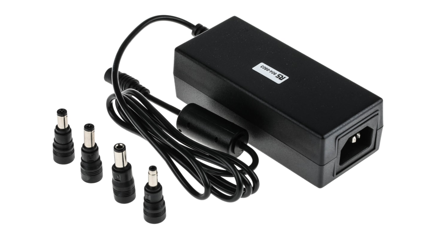 RS PRO 72W Plug-In AC/DC Adapter 24V dc Output, 3A Output