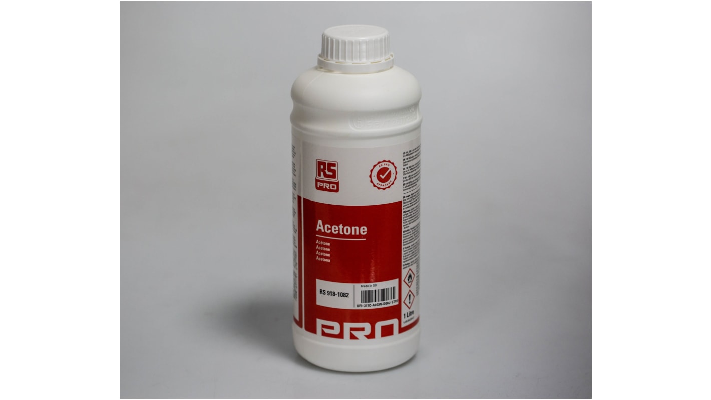 RS PRO Acetone 1 L Bottle