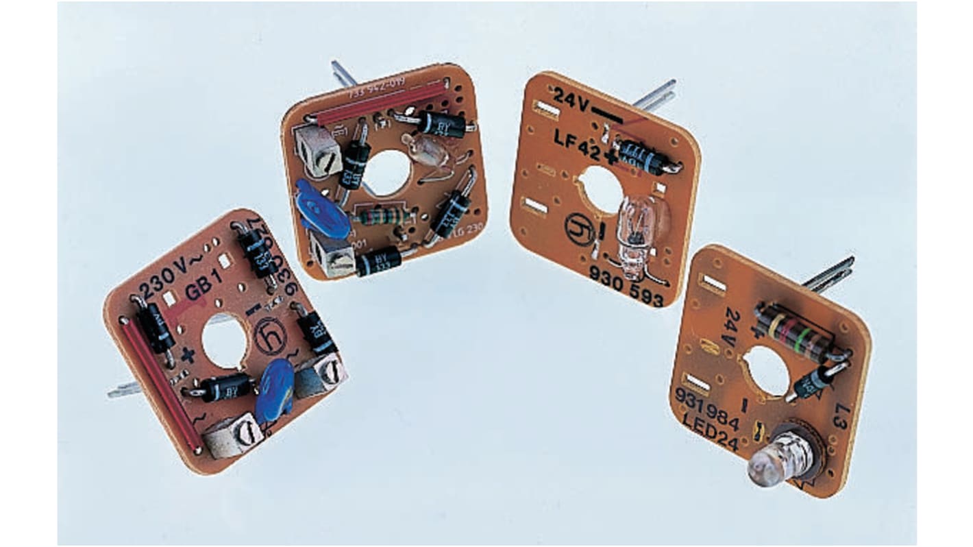 Accessorio connettore, Hirschmann, Indicatore di funzionamento, uso con Connettore rettangolare serie GDM