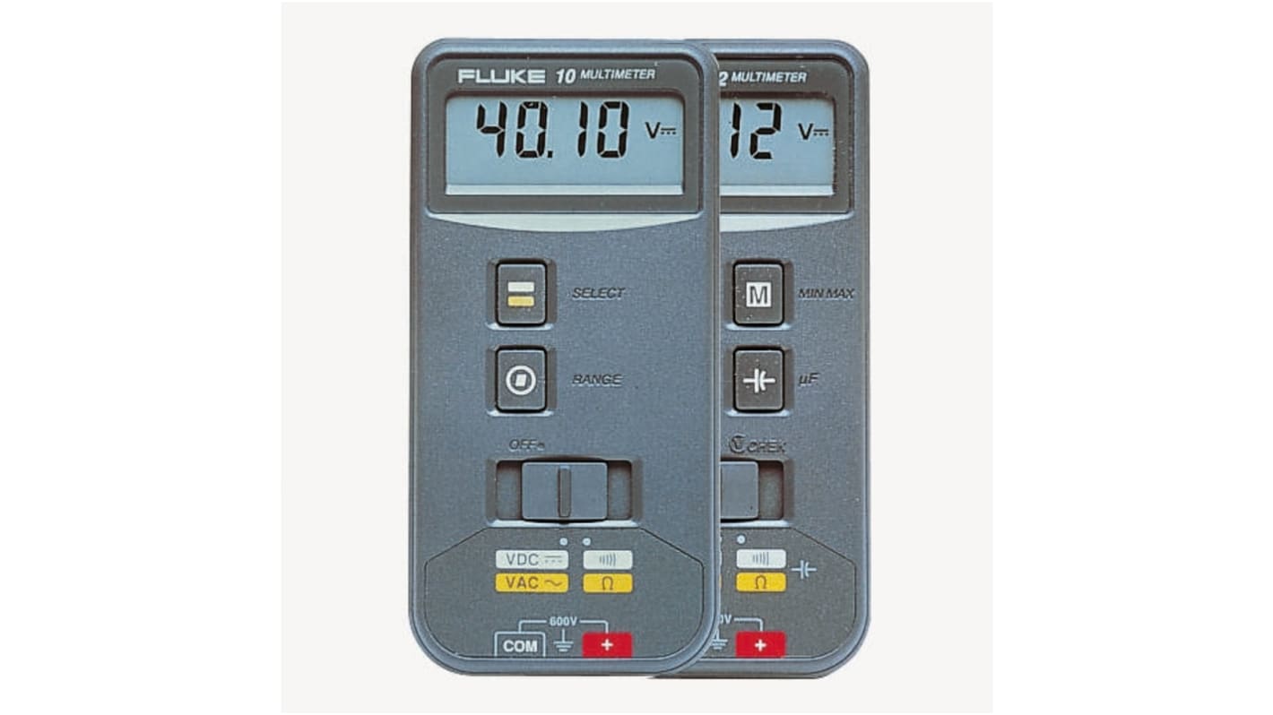 Fluke 12 Handheld Digital Multimeter, 600V ac Max