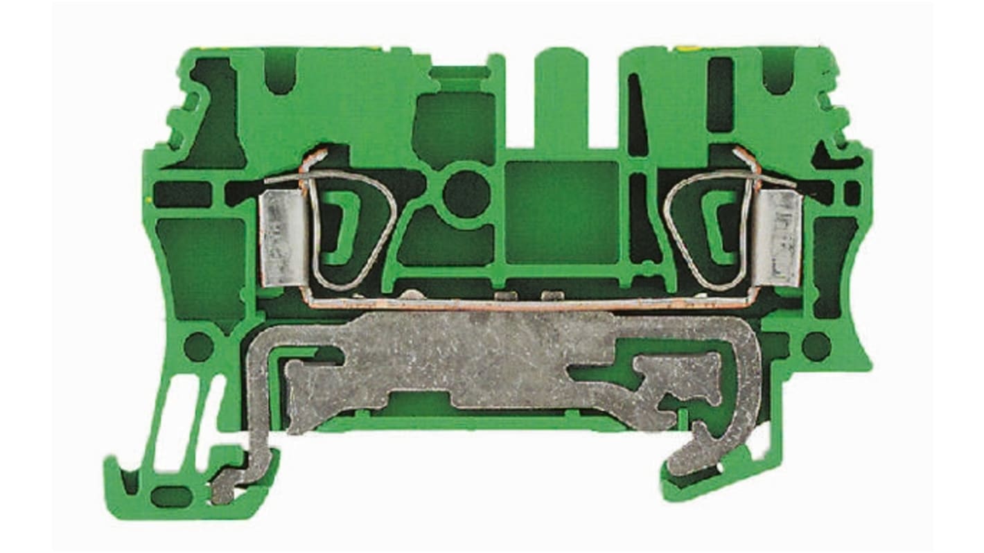 Weidmuller Schutzleiterklemme, ZPE 6, 2-polig, Klemme-Anschluss, 20 → 8 AWG