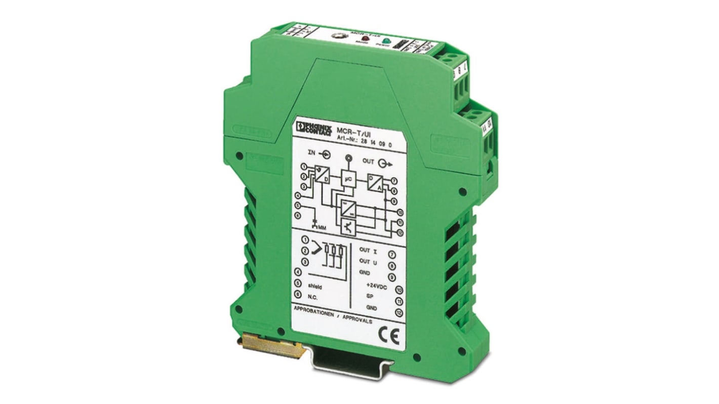 Phoenix Contact Filter Isolator, 4 → 20 mA Input, 0 → 10 V Output