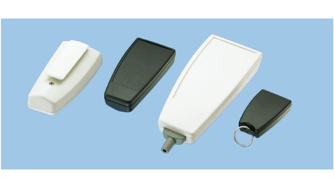 OKW Smart case Series White ABS Handheld Enclosure, Integral Battery Compartment, IP40, 140 x 63 x 31mm