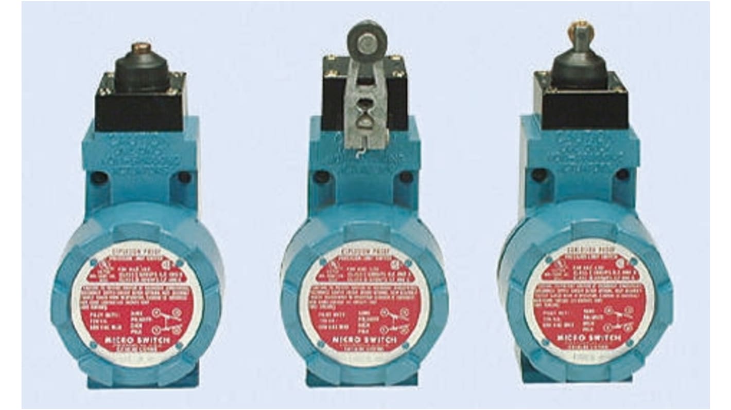 Interrupteur de fin de course Honeywell BX, Levier à galet, NO/NF, 10A, 600V, ATEX