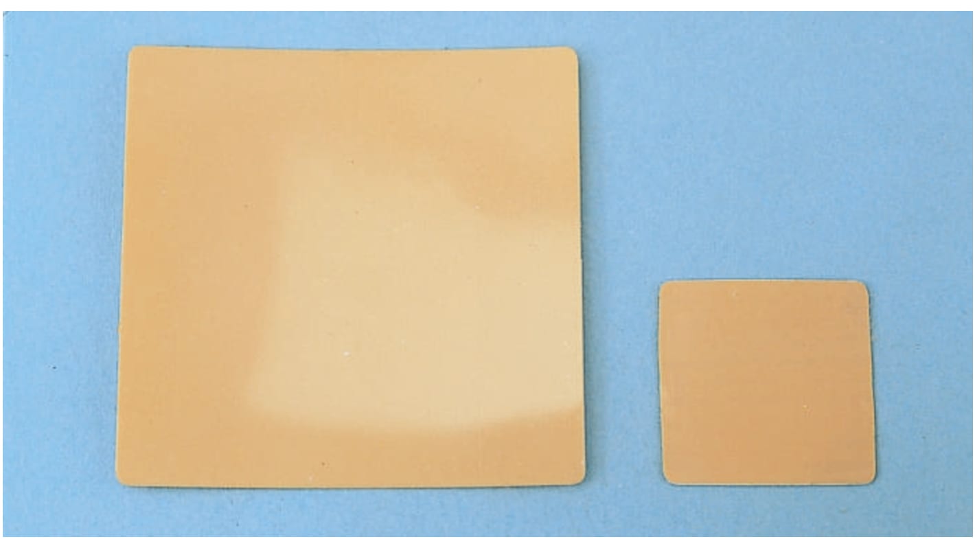 Bergquist Self-Adhesive Thermal Interface Pad, 0.127mm Thick, 0.6W/m·K, Acrylic, 35 x 35mm