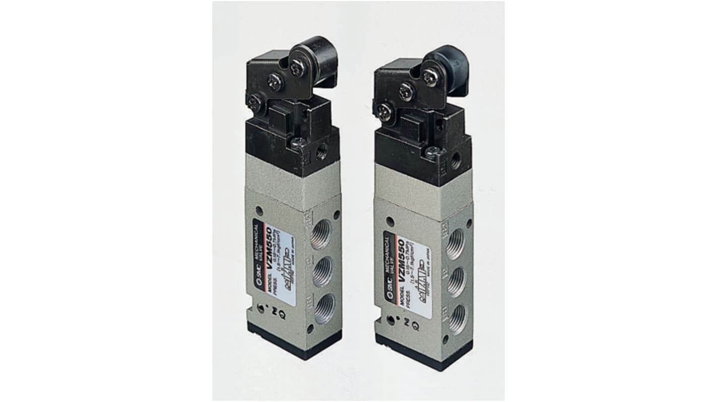 SMC 5/2 Pneumatic Solenoid Valve - Pilot/Pilot G 1/8 VZM500 Series