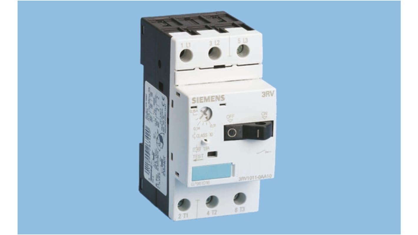 Siemens 0.14 → 0.2 A SIRIUS Motor Protection Circuit Breaker