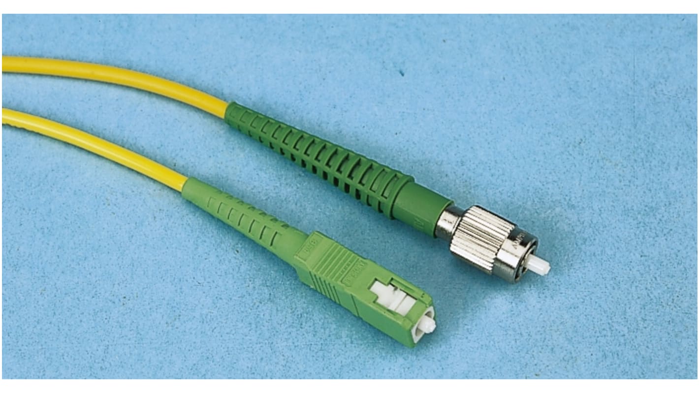 Amphenol Socapex SC to FC Duplex Single Mode Fibre Optic Cable, 9/125μm, 500mm