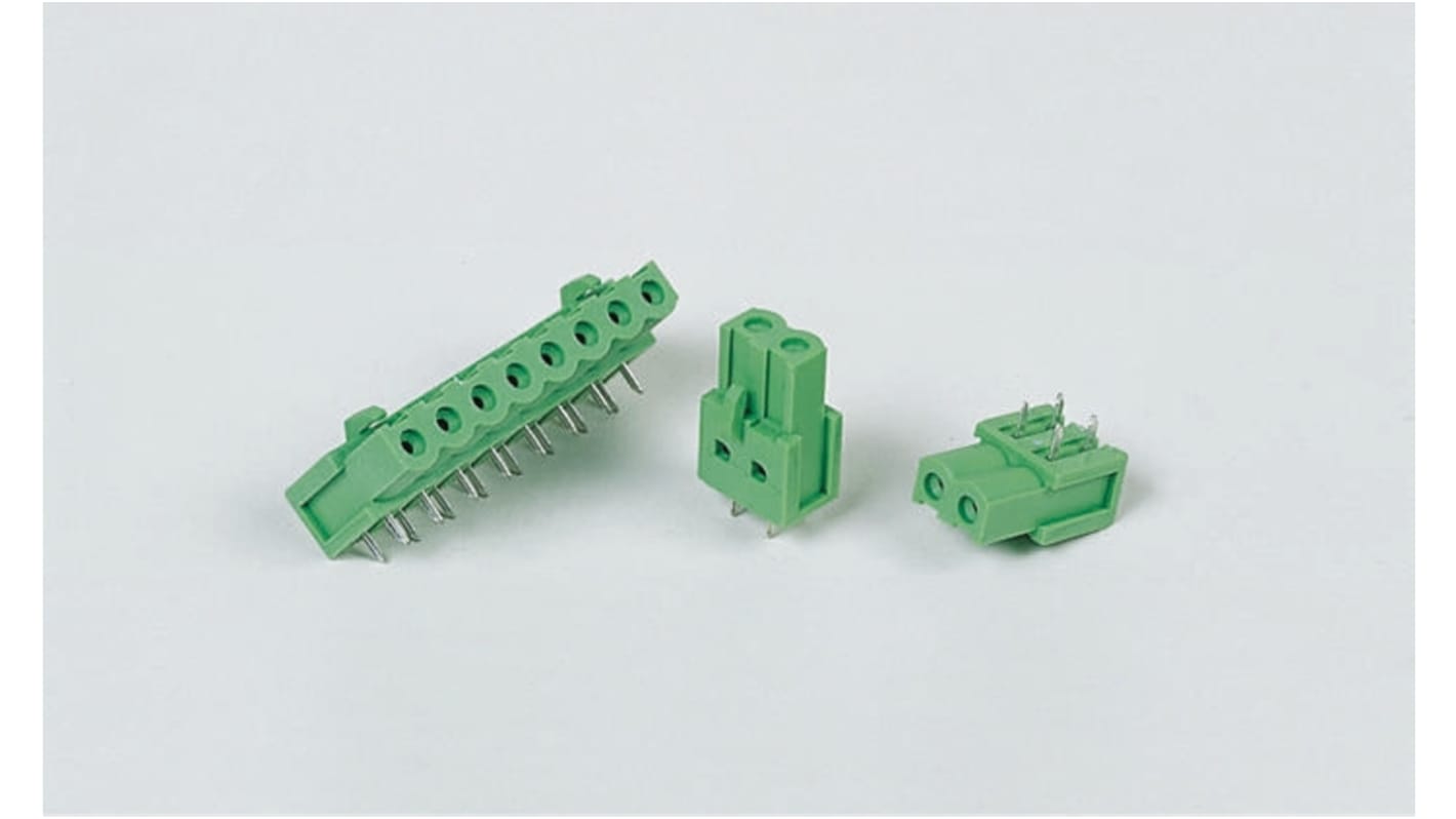 Phoenix Contact 5.08mm Pitch 10 Way Pluggable Terminal Block, Inverted Header, Through Hole, Solder Termination