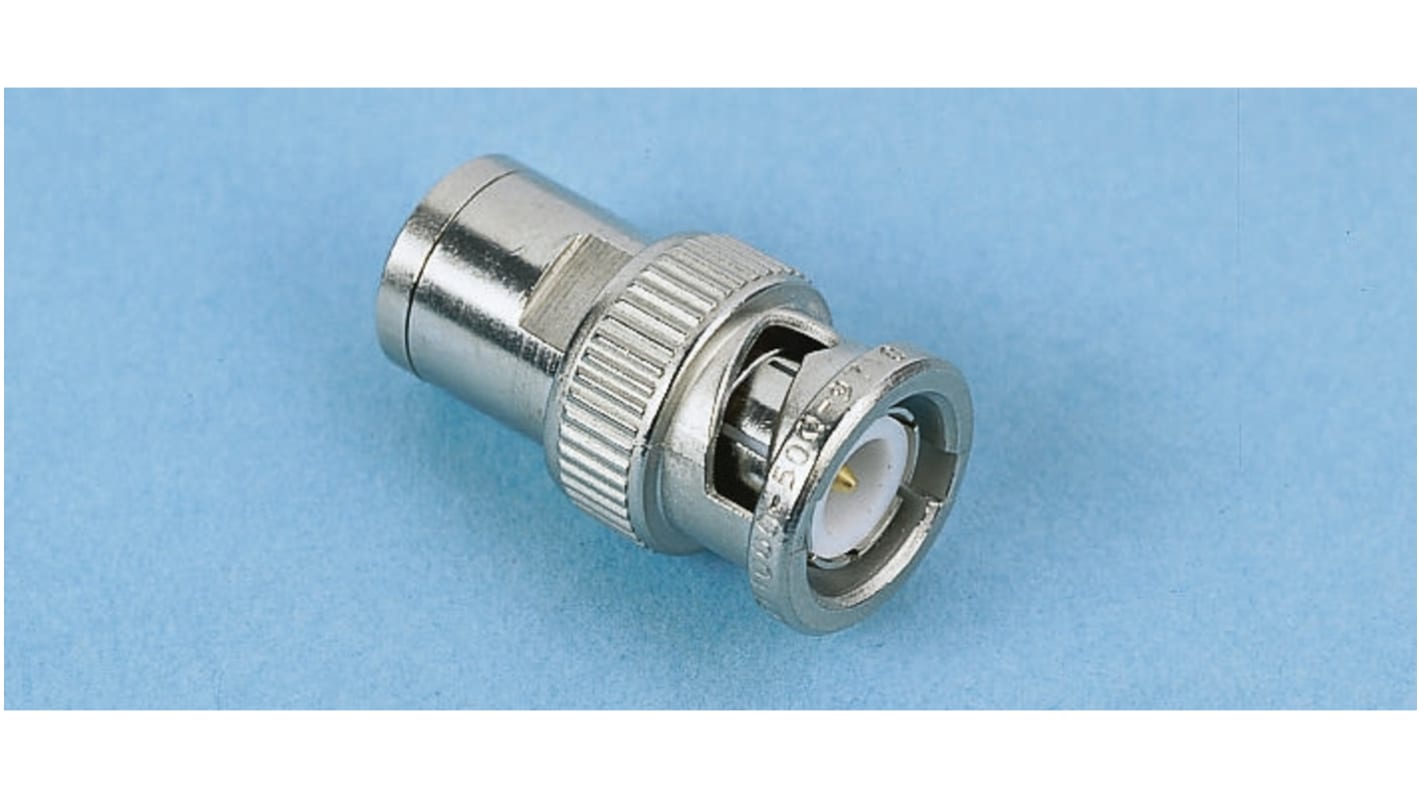 Radiall 75Ω Straight BNC RF Terminator, Through Hole, 1GHz, 1W Average Power Rating