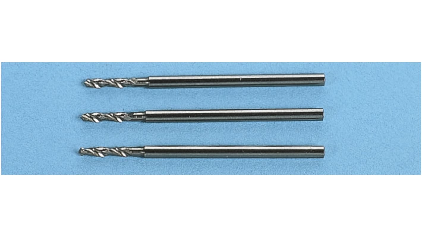008759 Triplex HSS Jobber Drill Bit, 0.8mm Diameter RS