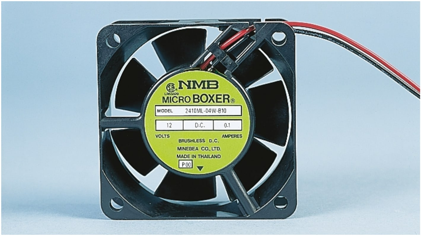 Standard type axial fan,11.4cu.m/h 12Vdc