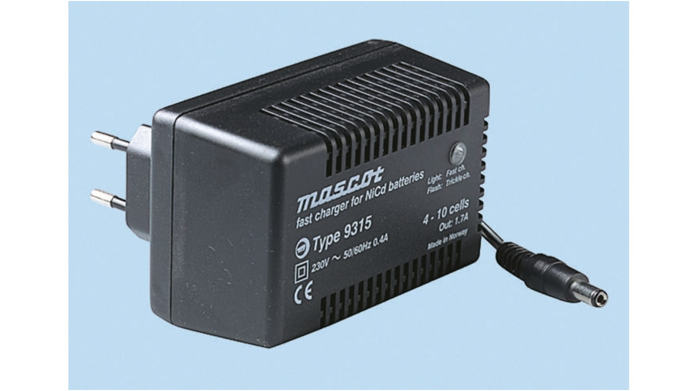 Mascot 4 → 10 Cell 45W Battery Pack Charger for NiCd, NiMH batteries