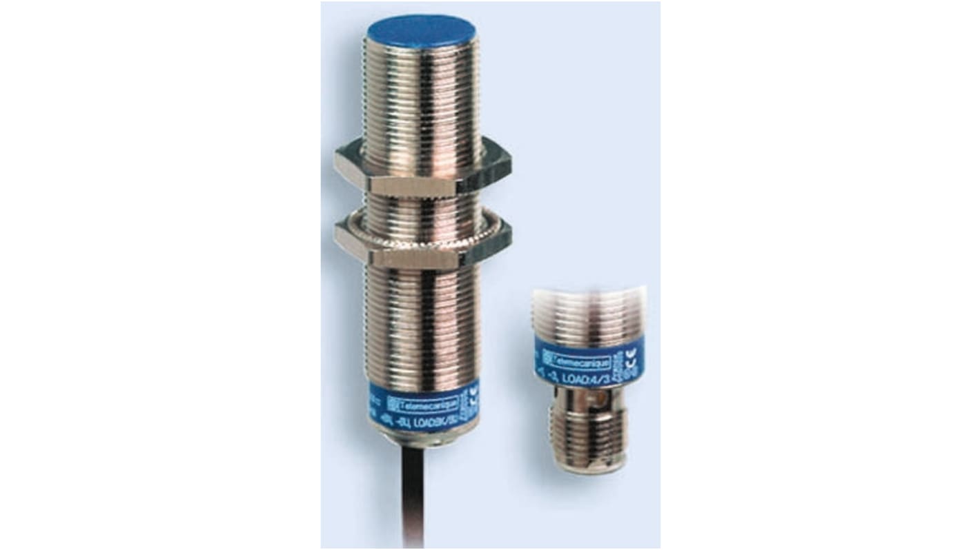 Telemecanique Sensors Inductive Threaded Barrel Proximity Sensor, M30, 15 mm Detection, NPN NO, 12 → 48 V dc