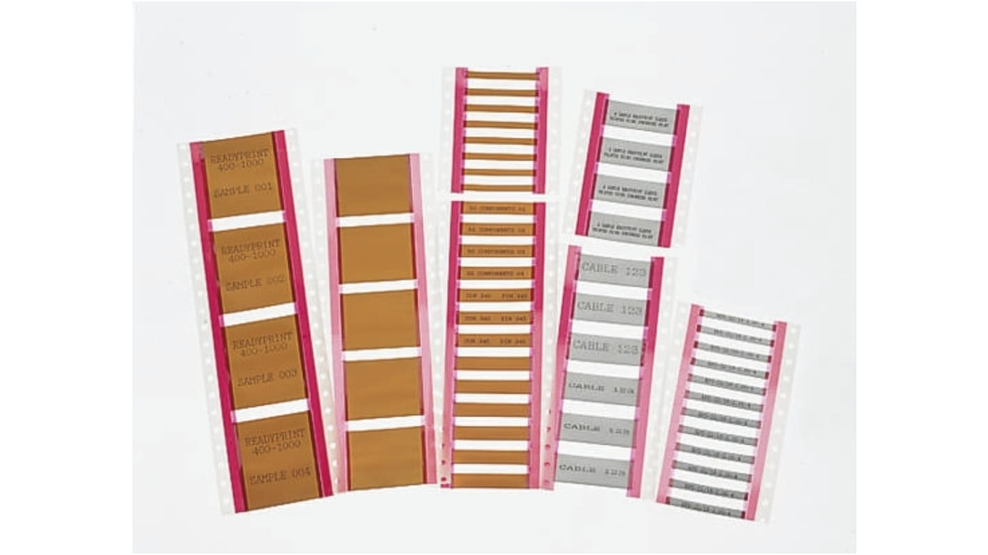 TE Connectivity RPS White Heatshrink Labels, 50.8mm Width, 250 Qty