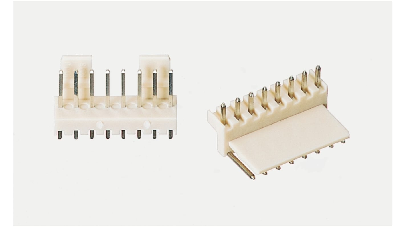 Molex 5045 Series Straight Through Hole PCB Header, 8 Contact(s), 2.5mm Pitch, 1 Row(s), Shrouded