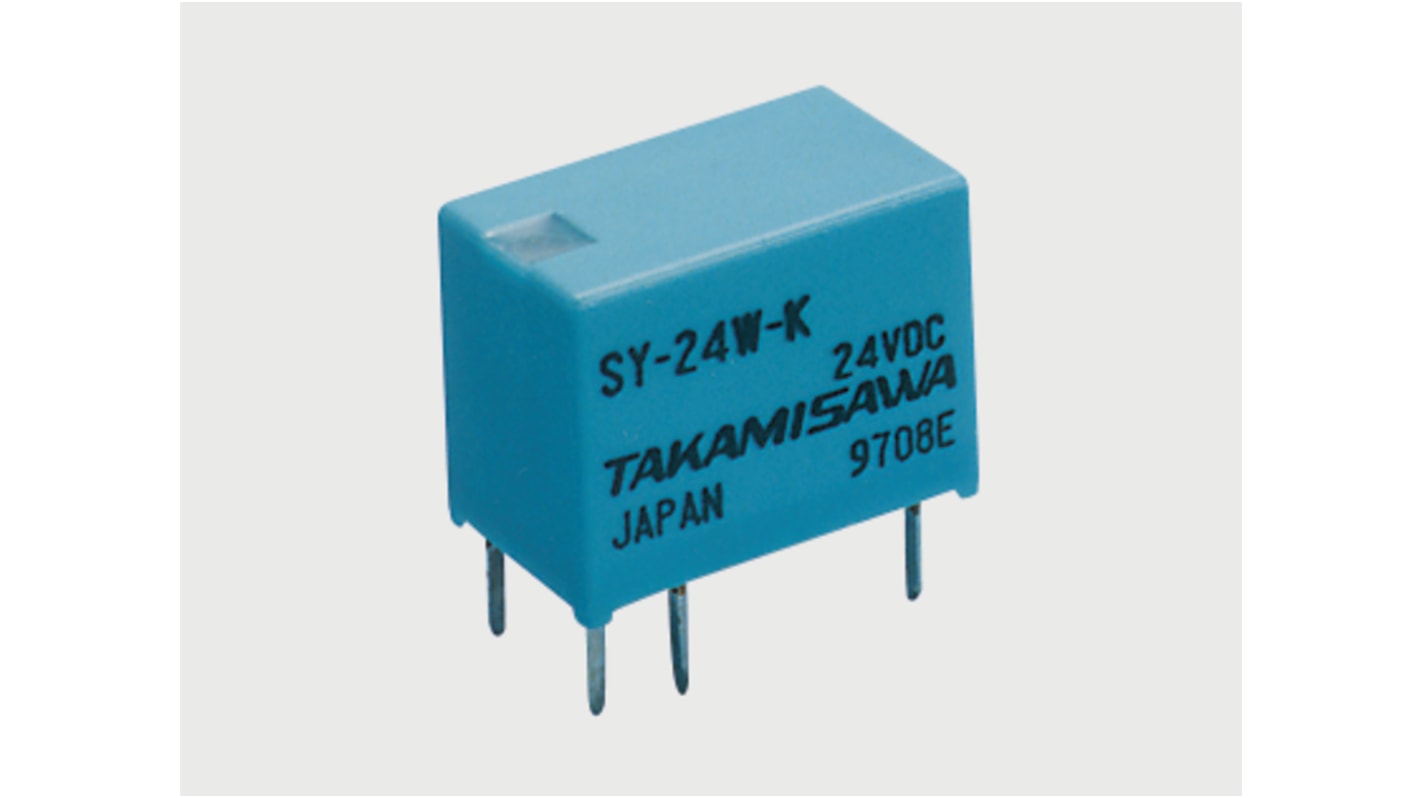 Fujitsu シグナルリレー, 24V dc, SPDT, 基板実装, SY-24W-K | RS