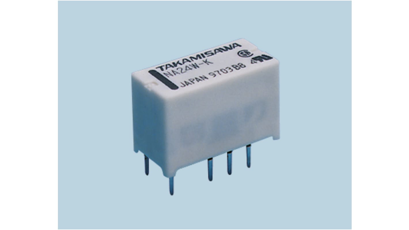 Fujitsu シグナルリレー, 4.5V dc, DPDT, 基板実装, NA-24W-K | RS