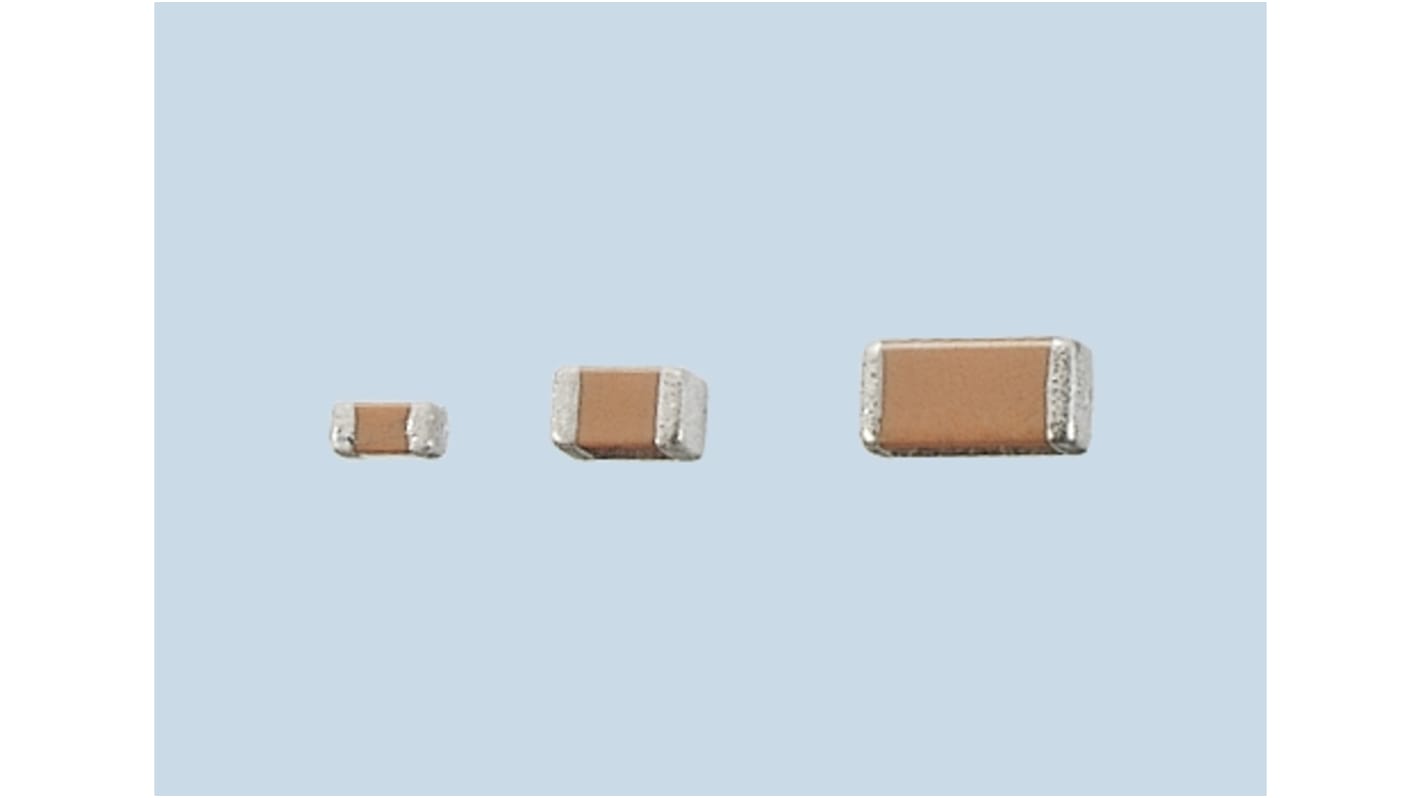 KEMET 10μF Multilayer Ceramic Capacitor MLCC, 25V dc V, ±10% , SMD