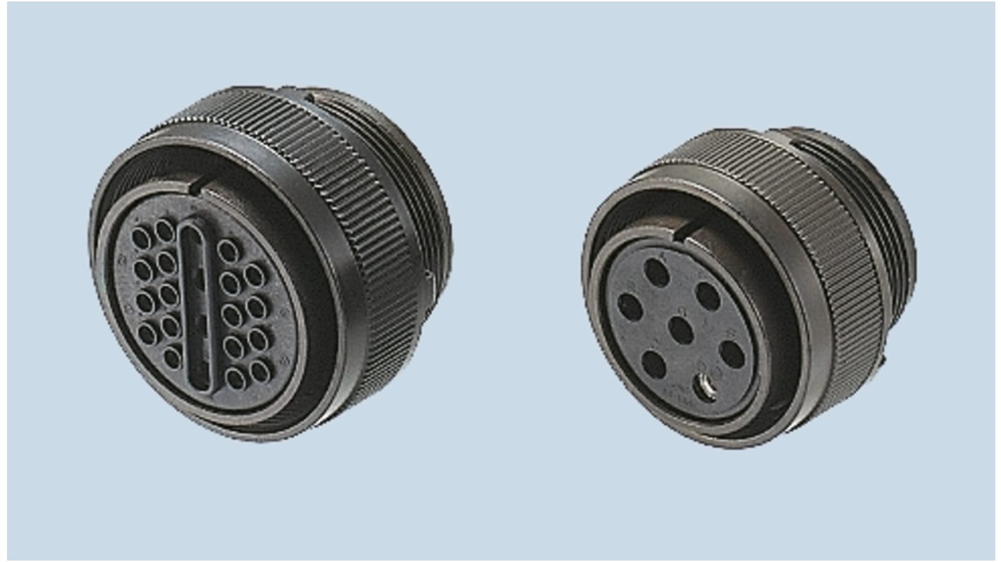 JAE Connector, 4 Contacts, Cable Mount, Plug, Female, IP67, JL04V Series