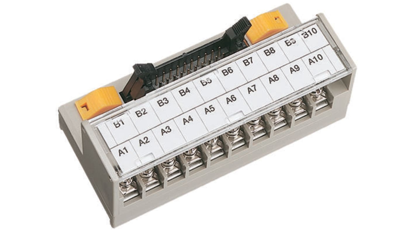 Toyogiken Non-Fused Terminal Block, 26-Way, 1A, 1.25 mm² Wire, Screw Down Termination