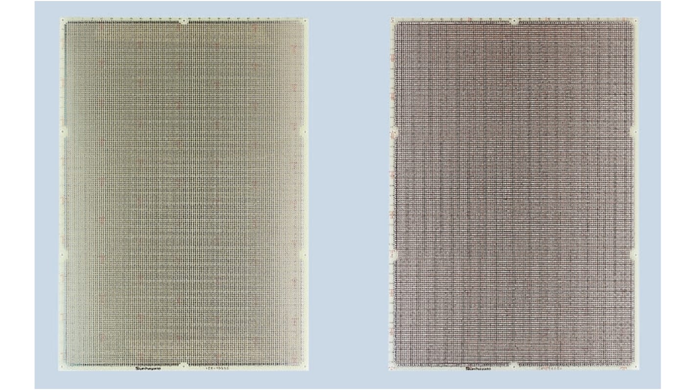 Sunhayato Double Sided Matrix Board FR4 0.9mm Holes, 2.54 x 2.54mm Pitch, 300 x 200 x 1.6mm