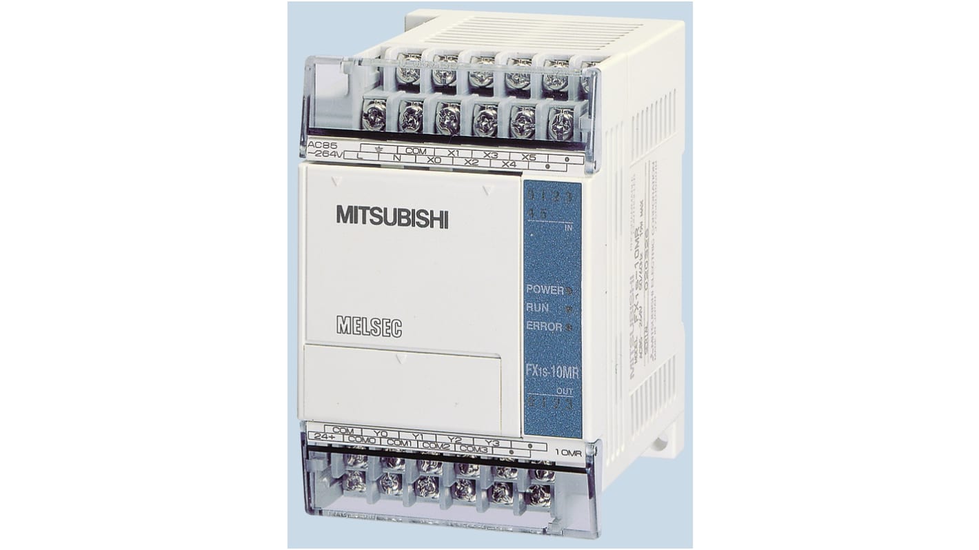 三菱電機 ロジックモジュール リレー 8 x Output 100 → 240 V ac FX1S Series