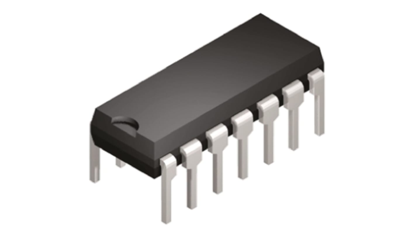 MC34074APG onsemi, Op Amp, 4.5MHz, 3 → 44 V, 14-Pin PDIP