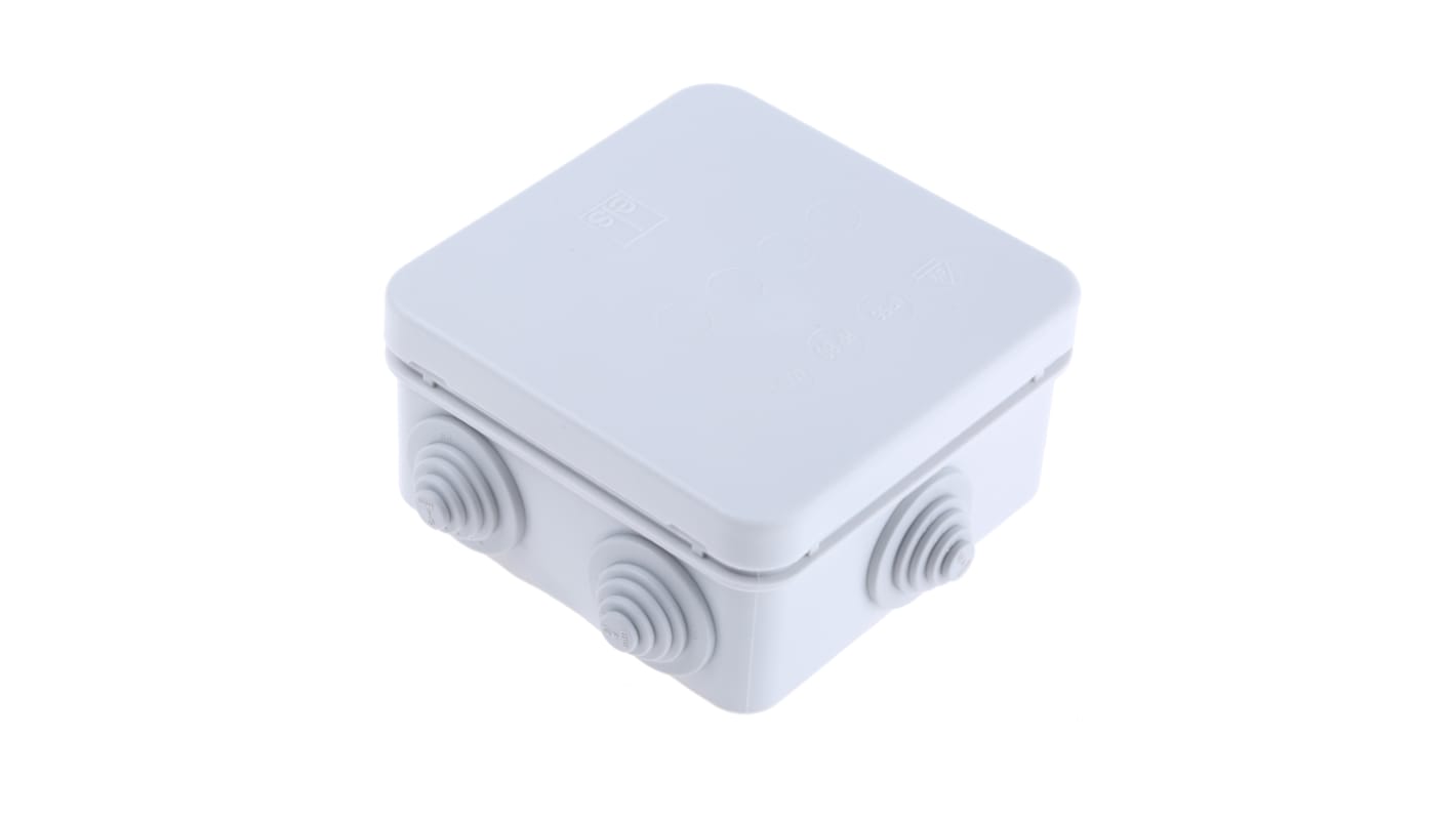 Spelsberg HP Series Grey Polypropylene Junction Box, IP55, 85 x 85 x 42mm