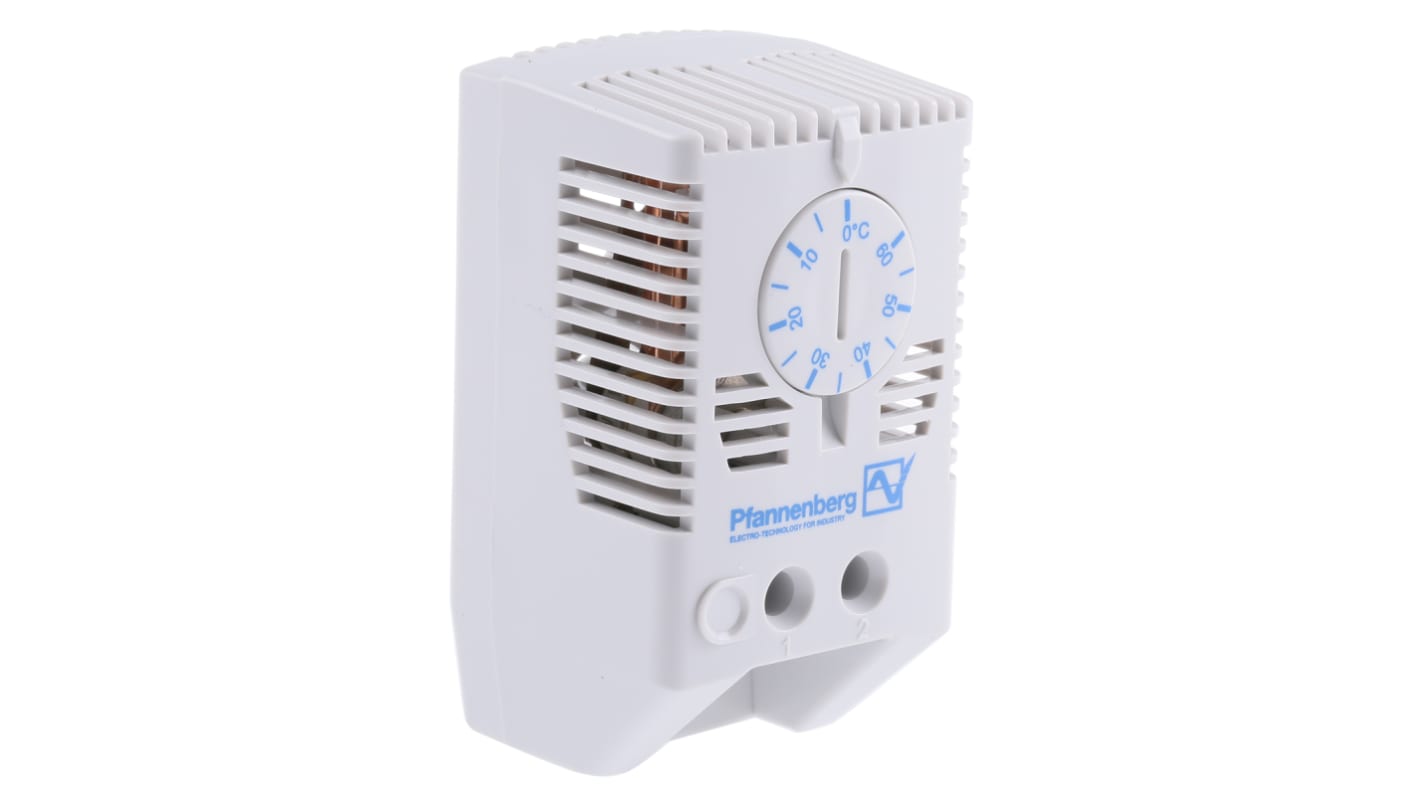 Pfannenberg FLZ NO Enclosure Thermostat, 120 V ac, +32 → +140 °F