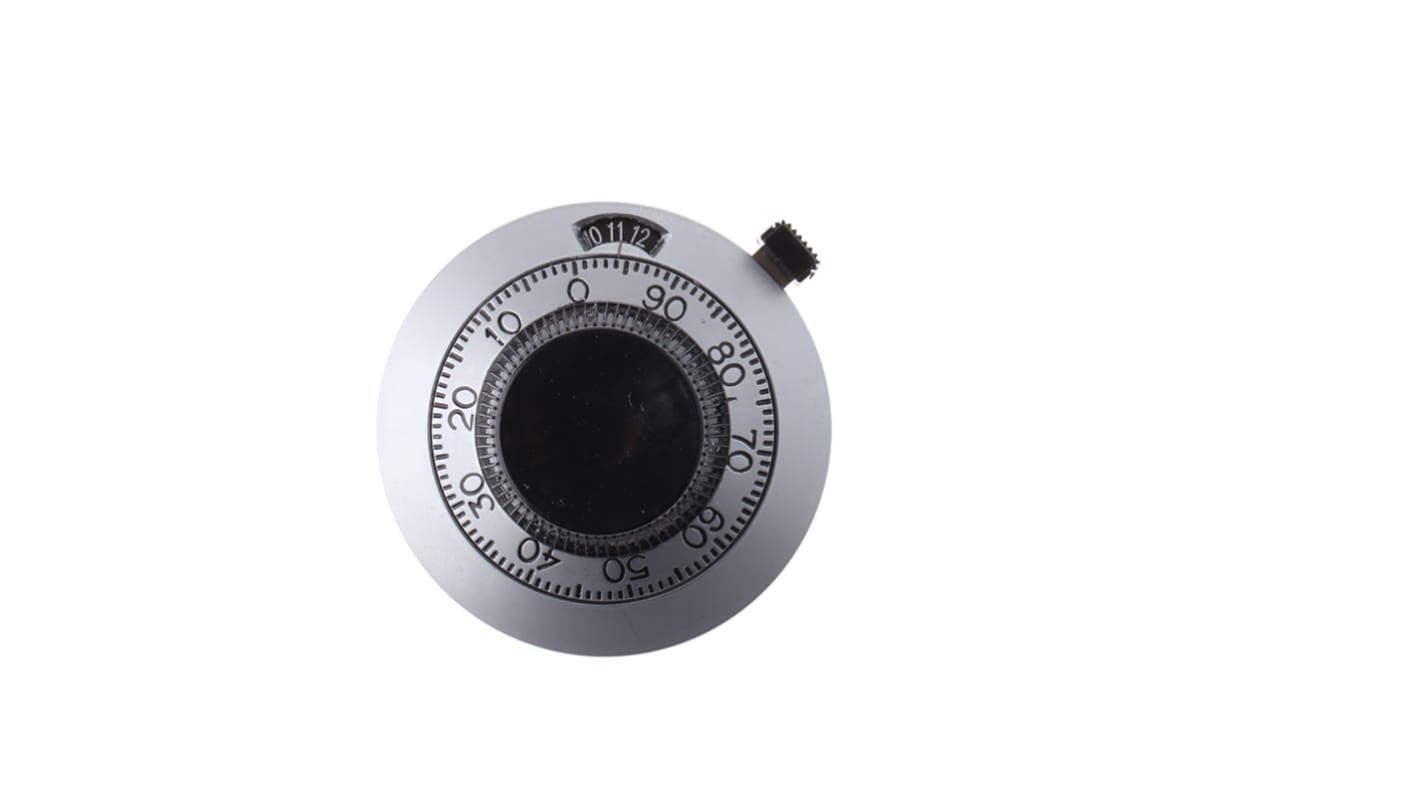 Vishay サテン ノブ, 6mm, 丸型軸 直径:46mm, ダイヤル