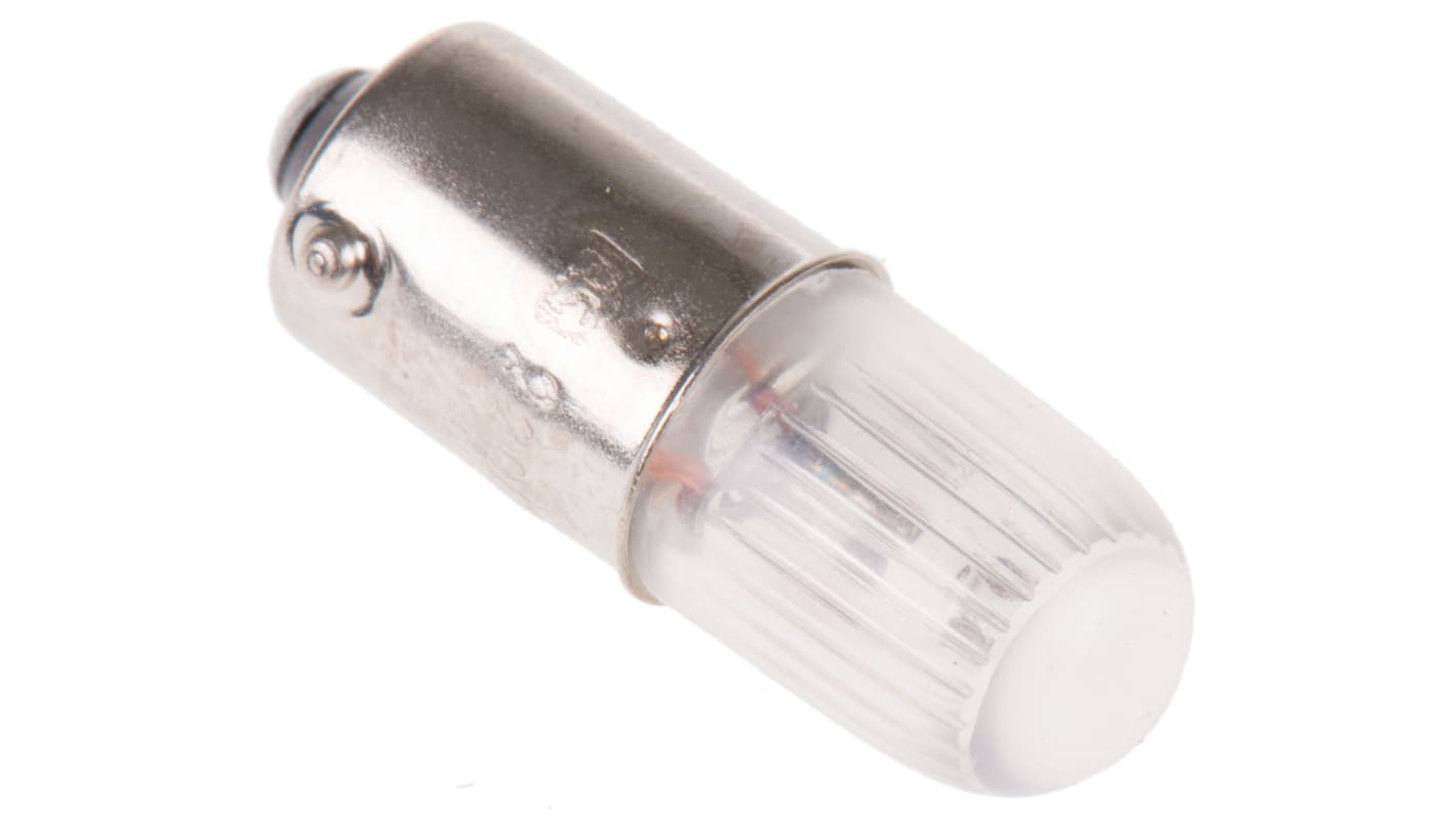 Lampada per indicatori RS PRO, lunga 28mm, 220/250V, luce color Arancione con base BA9s