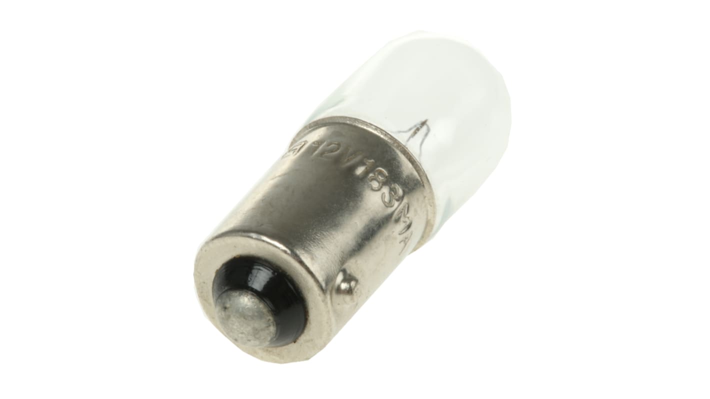 RS PRO BA9s Indicator Light, Clear, 12 V, 183 mA, 3000h