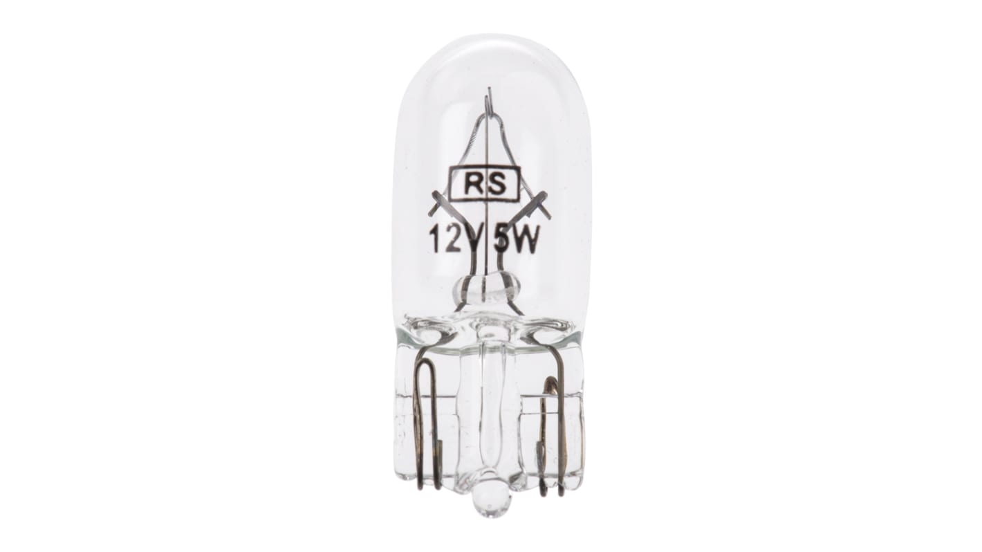 RS PRO Wedge Indicator Light, Clear, 12 V, 417 mA, 1000h