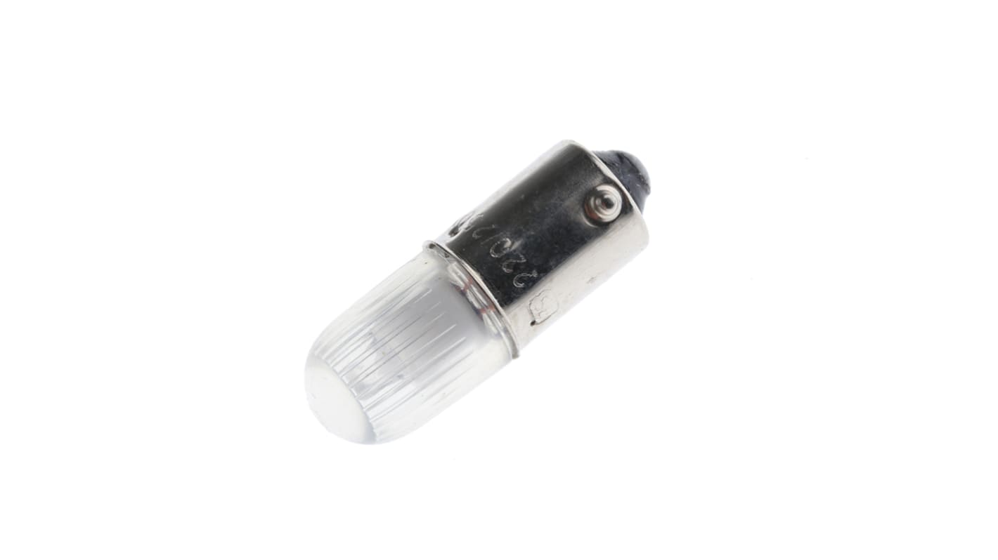 Lampka kontrolna Zielony 220/250V BA9s długość 28mm