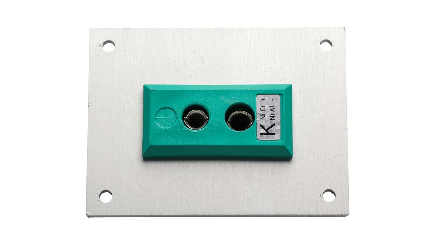 RS PRO Standard Size Thermocouple Connector Panel for Use with Thermocouple K, RoHS Standard