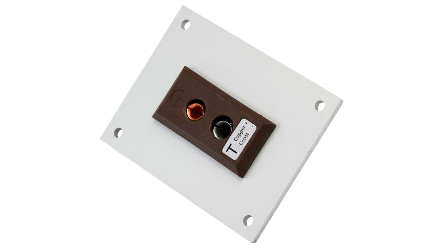 RS PRO Standard Size Thermocouple Connector Panel for Use with Thermocouple T, RoHS Standard