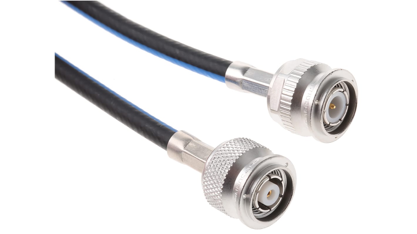Huber+Suhner Male RP-TNC to Male TNC, 1m, Terminated50 Ω