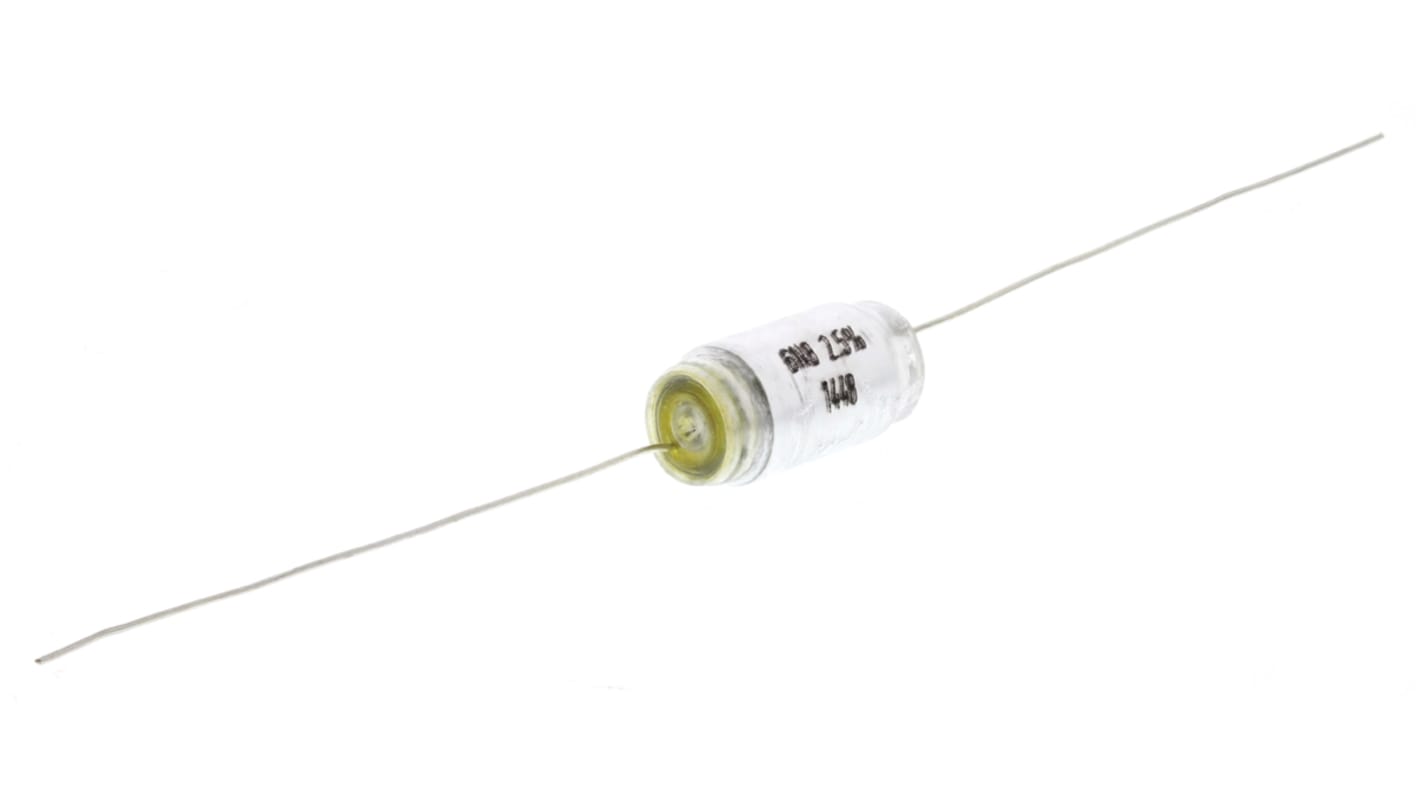 RS PRO Polystyrene Film Capacitor, 160V dc, ±2.5%, 6.8nF, Through Hole