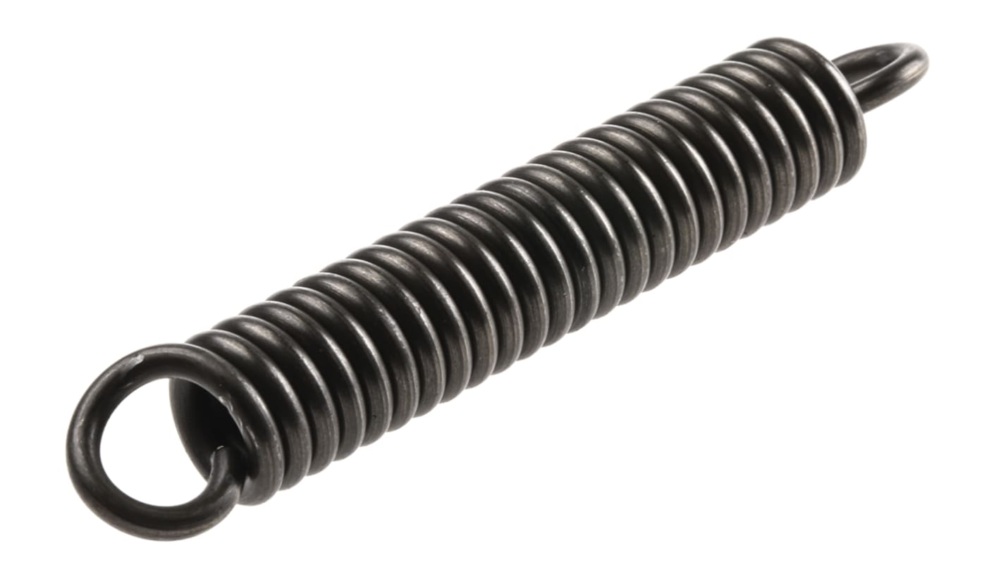 RS PRO Steel Extension Spring, 77.8mm x 13mm