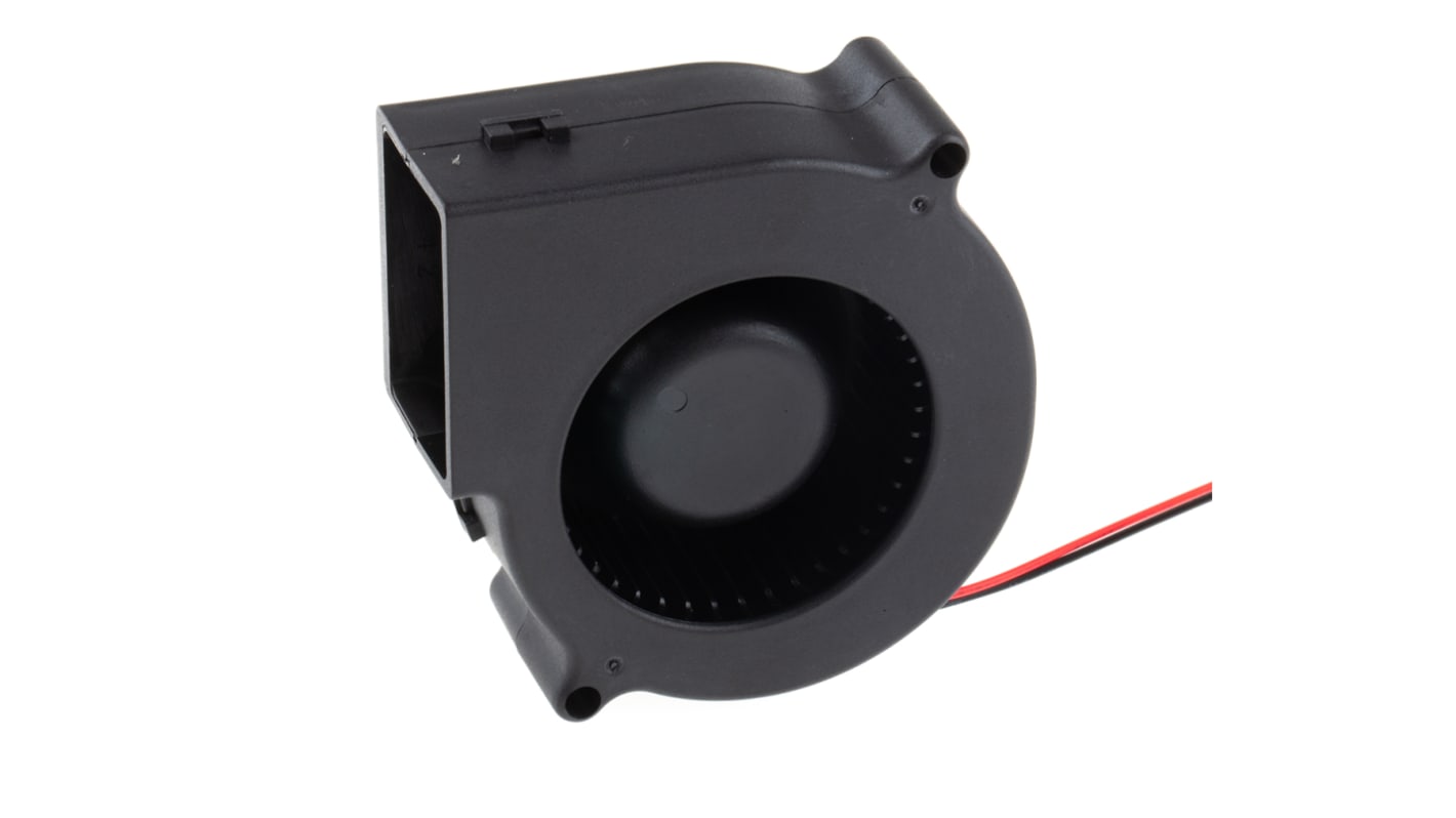 Sunon PMB Series Centrifugal Fan, 12 V dc, 7.5cfm, DC Operation, 75.7 x 75.7 x 30mm