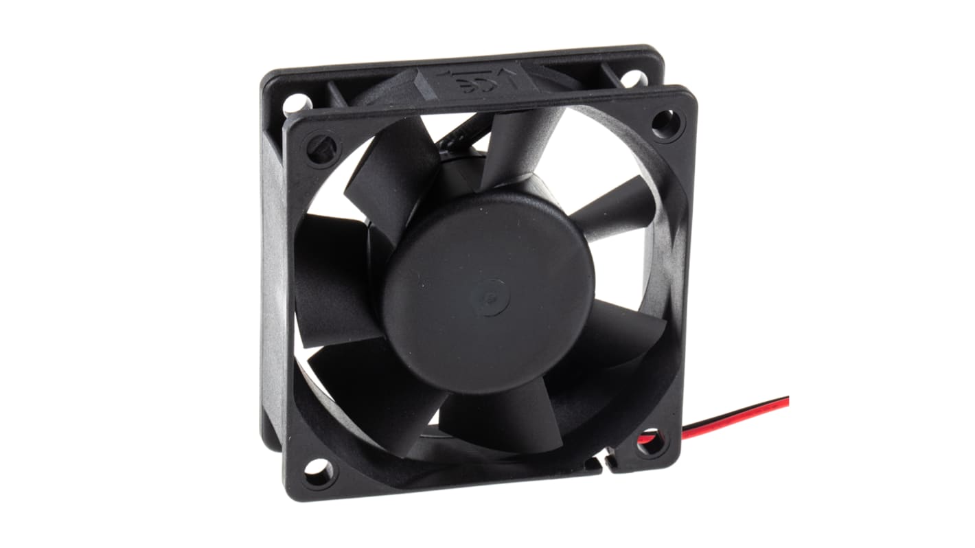 Sunon PMD Series Axial Fan, 12 V dc, DC Operation, 51.8m³/h, 3.2W, 270mA Max, 60 x 60 x 20mm