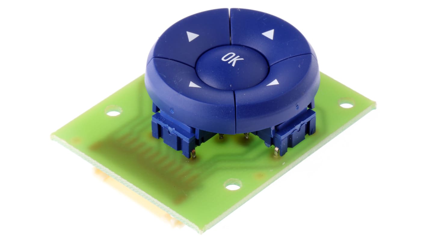 MEC 按钮开关, PCB安装, 50 x 40 x 8.10mm, 蓝色执行器