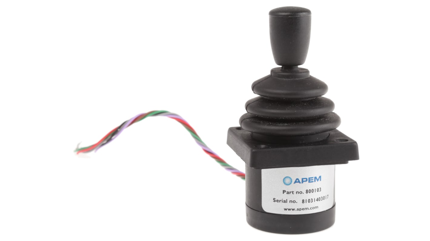 Przełącznik typu joystick 2-osiowy Progresywny APEM IP65 Stożkowy