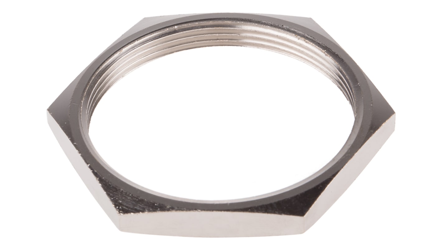 RS PRO Brass Cable Gland Locknut, M50 Thread