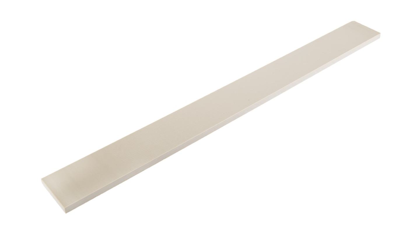 RS PRO Beige Plastic Sheet, 500mm x 50mm x 8mm