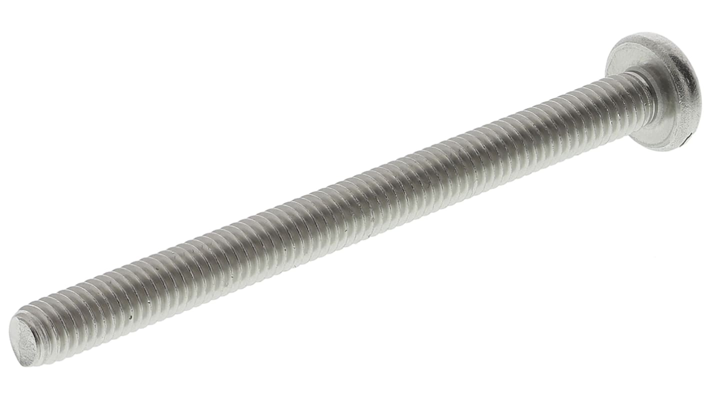 Śruby maszynowe M4 łeb z łbem walcowym soczewkowym Stal nierdzewna długość 50.0mm skok 0.70mm