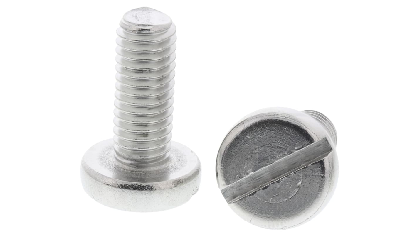 Śruby maszynowe M8 łeb z łbem walcowym soczewkowym Stal nierdzewna długość 20.0mm skok 1.25mm